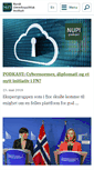 Mobile Screenshot of english.nupi.no